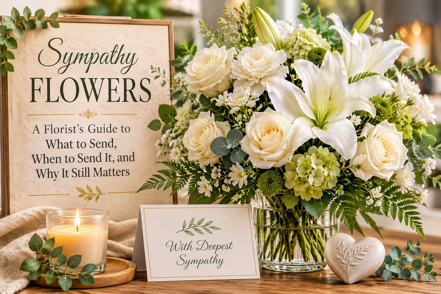 Sympathy Flowers: A Florist’s Guide to What to Send, When to Send It, and Why It Still Matters