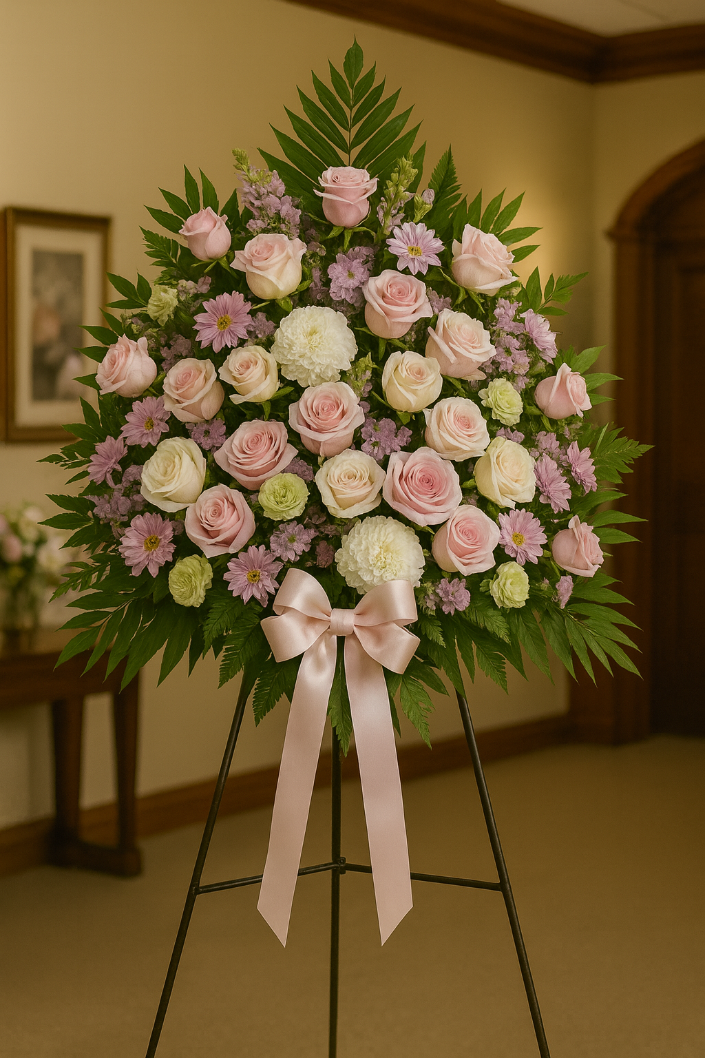 Elegant Feminine Half Standing Spray