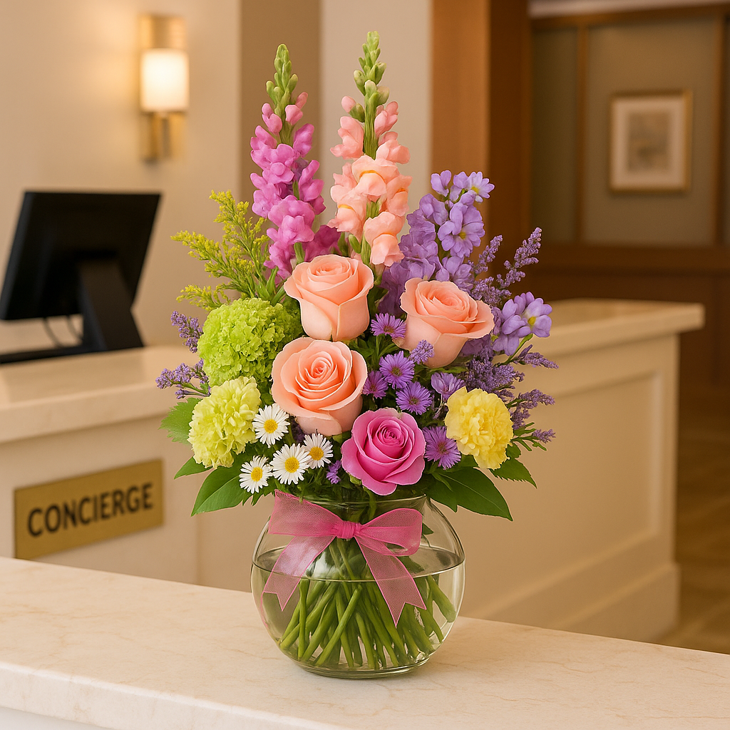 Pastel Garden Glow — Designer Arrangement