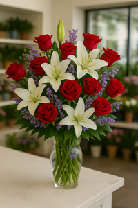 Starry, starry night Roses and Lilies