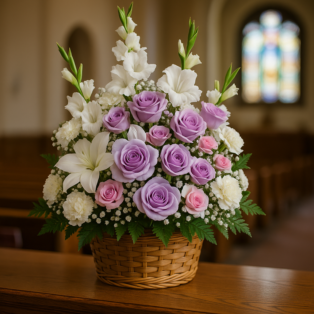 Floral Serenity in Sacred Space
