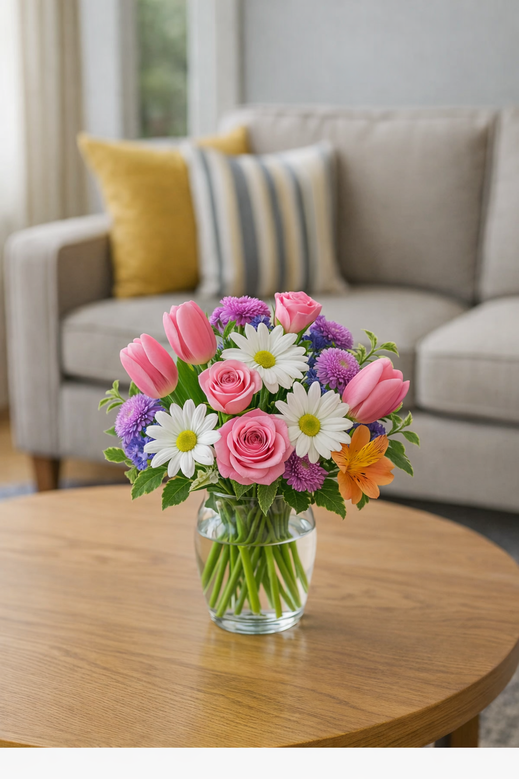 Joyful Mixed Vase Arrangement