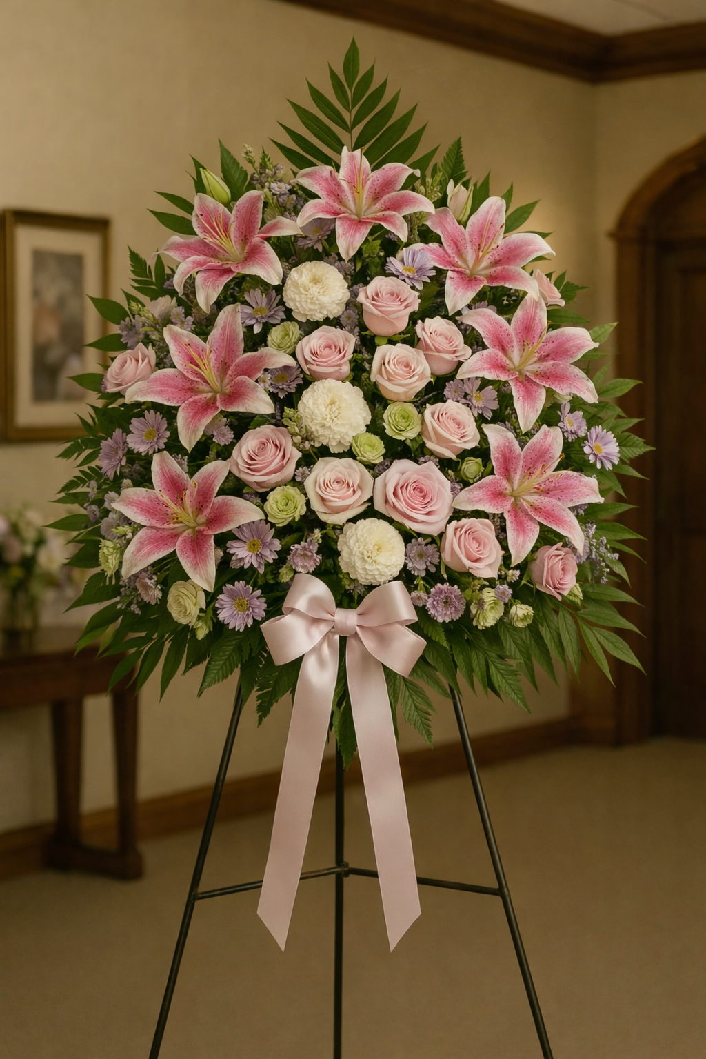 Elegant Feminine Half Standing Spray