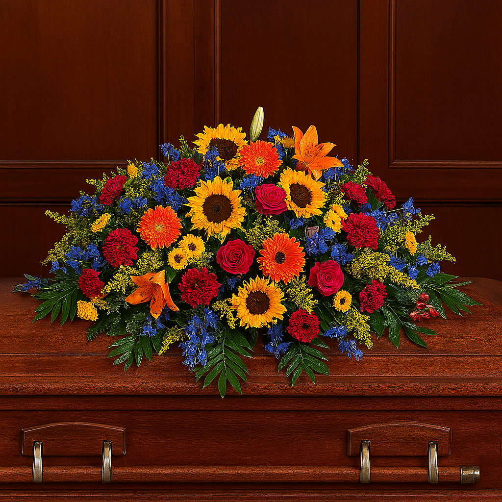 Starburst Casket Spray