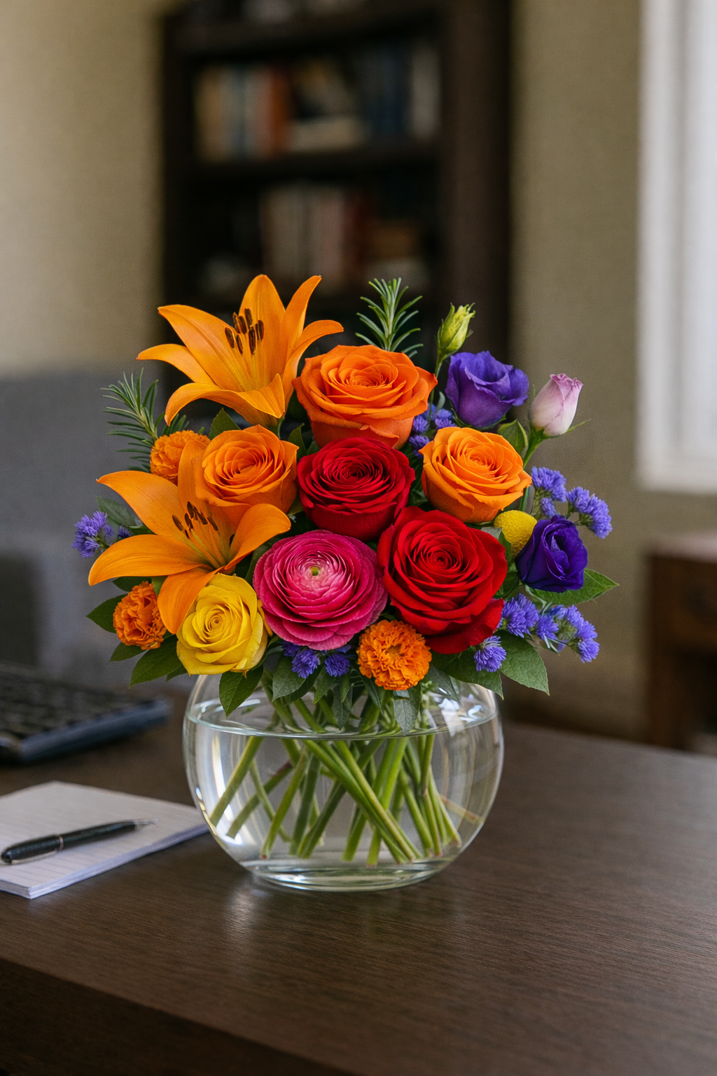 Cheerful Mixed Vase Arrangement